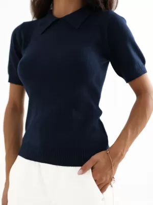 Dámský svetr FACTORY PRICE PM-SW-SF263.77 NAVY
