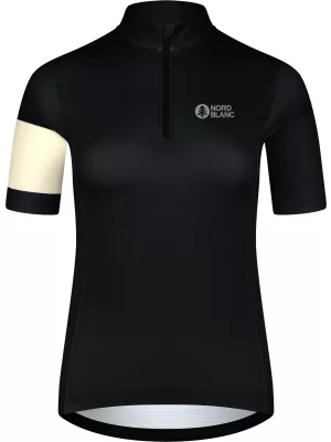 Dámský cyklo dres NORDBLANC ENTHUSIAST NBSLF8084 ČERNÁ