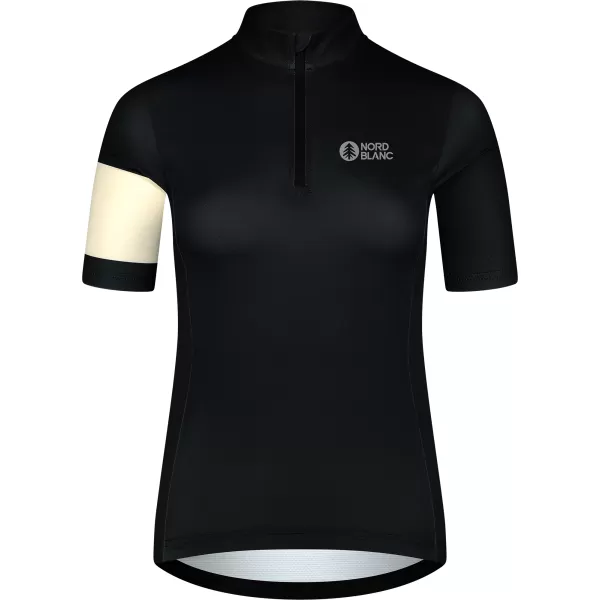  Dámský cyklo dres NORDBLANC ENTHUSIAST NBSLF8084 ČERNÁ 