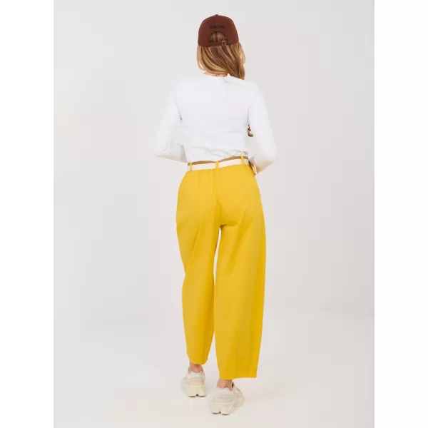  Dámské kalhoty ITALY MODA IT-SP-FL10125.80 YELLOW 