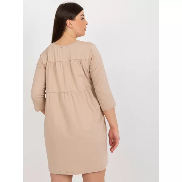  Dámské šaty RELEVANCE RV-SK-6274.36P CAMEL 