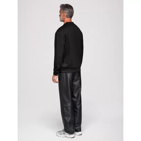  Pánská mikina OMBRE OM-SSNZ-0271 BLACK 