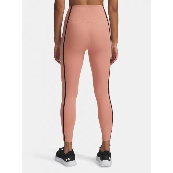  Dámské legíny UNDER ARMOUR MERIDIAN PIPED ANKLE LEG 6005411-696 RŮŽOVÁ 
