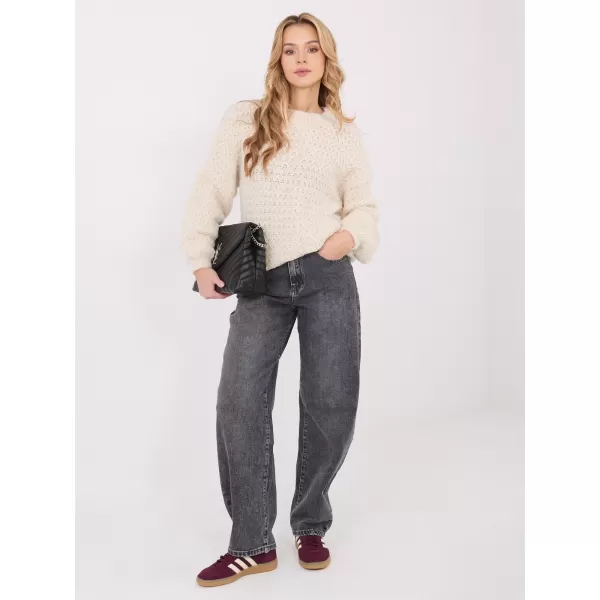  Dámský svetr ITALY MODA MI-SW-1028.22 ECRU 