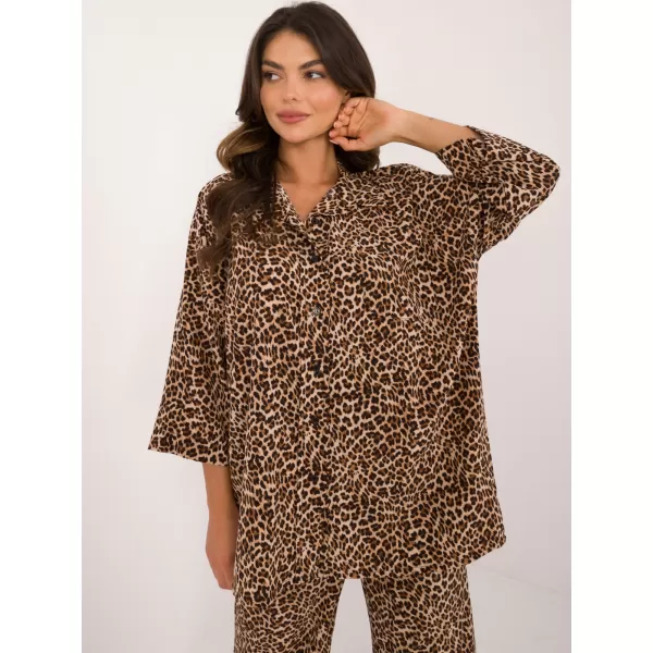  Dámský set ITALY MODA DHJ-KMPL-19589-5.54 BLACK AND BEIGE 