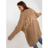 Dámský kardigan OCH BELLA TW-SW-BI-M2201.87 DARK BEIGE