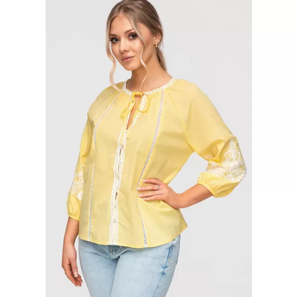  Dámská košile LARICA OW-SH-E0042 YELLOW 