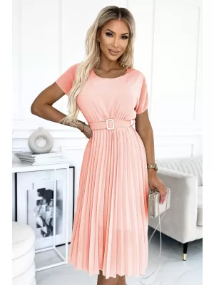 Dámské šaty NUMOCO MIA 465-1 BROSKVOVÁ