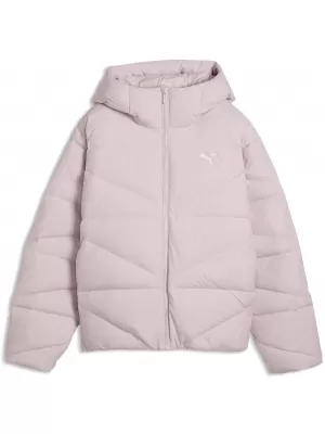 Dámský kabát PUMA HOODED DOWN PUFFER JACKET W 69458049 MISTY PINK