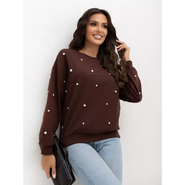  Dámská mikina ITALY MODA IR-BL-R2697.04P BROWN 