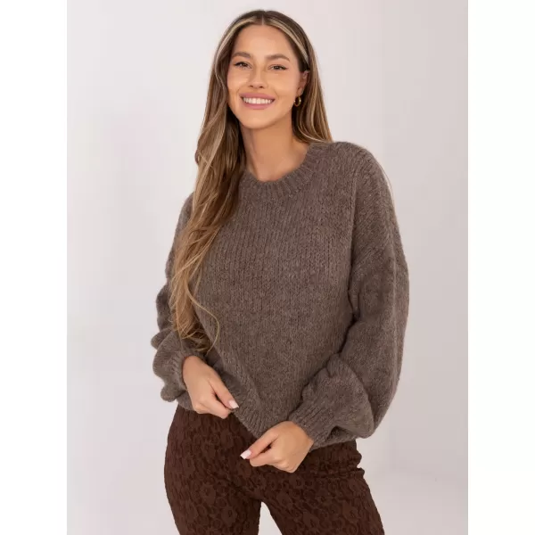  Dámský svetr ITALY MODA MI-SW-1909.68 DARK BEIGE 