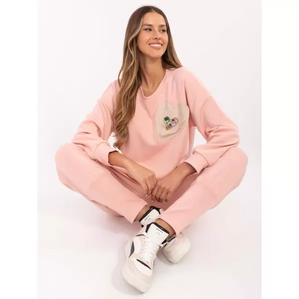  Dámská mikina ITALY MODA DHJ-BL-20322.72 PEACH 
