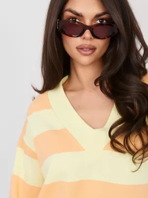 Dámská halenka FACTORY PRICE IT-BZ-6606.00 ORANGE