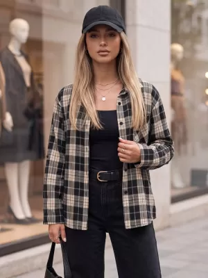 Dámská košile DSTREET NÁMOŘNÍ MODRÁ