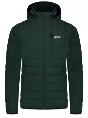 Pánská zimní bunda NORDBLANC GLOOM NBWJM8390 ZELENÁ