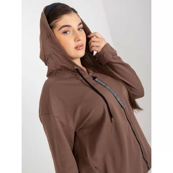  Dámská mikina RELEVANCE RV-BL-8266.34P BROWN 