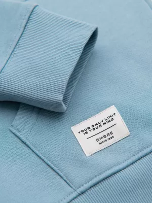 Pánská mikina OMBRE OM-SSBZ-0272 BLUE