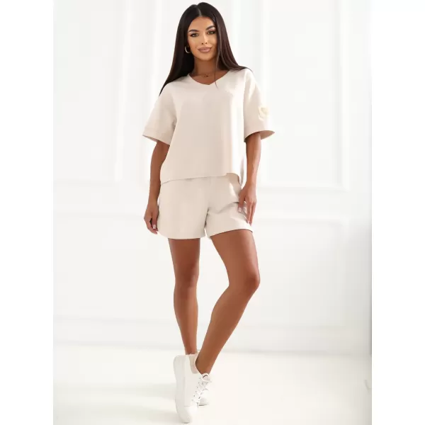  Dámský komplet ITALY MODA MO-KMPL-M61773xy.86 LIGHT BEIGE 