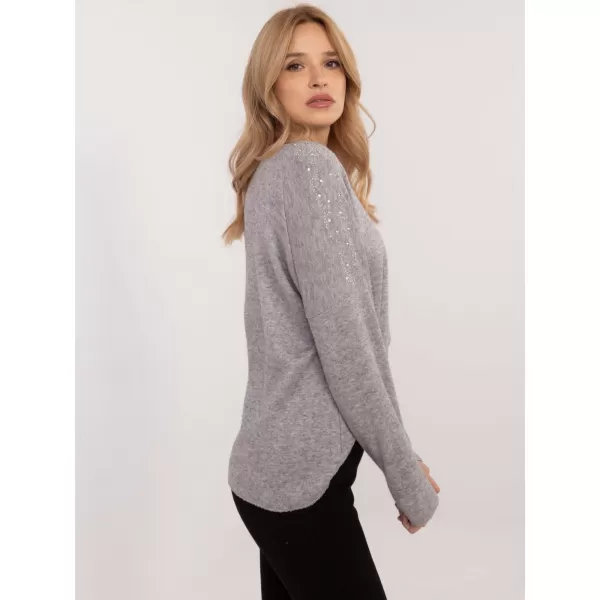  Dámský svetr ITALY MODA DHJ-SW-17690.21 GRAY 