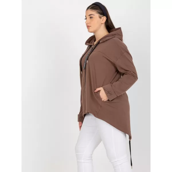 Dámská mikina RELEVANCE RV-BL-8266.34P BROWN 
