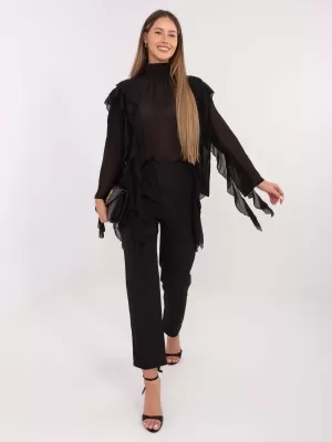 Dámská halenka FACTORY PRICE PM-BZ-J1005.25 NOIRE