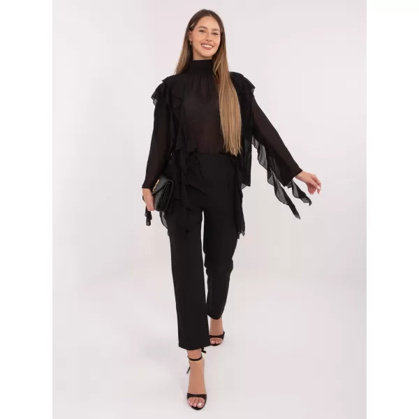  Dámská halenka FACTORY PRICE PM-BZ-J1005.25 NOIRE 