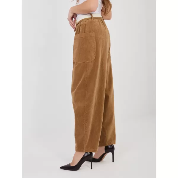  Dámské kalhoty RUE PARIS IT-SP-FL9665.78 CAMEL 
