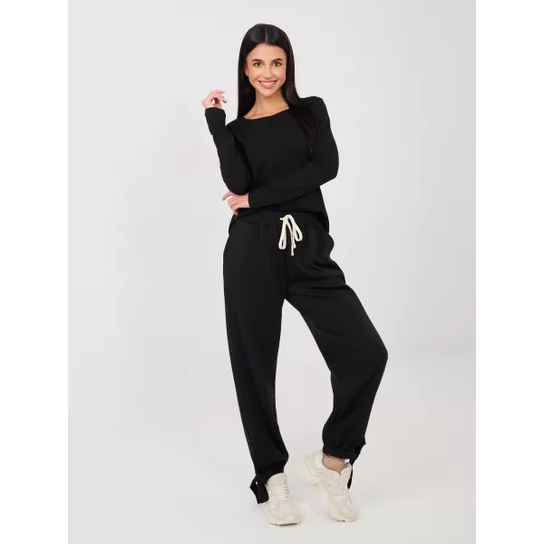 Dámské kalhoty ITALY MODA MI-SP-P6845.68 BLACK 