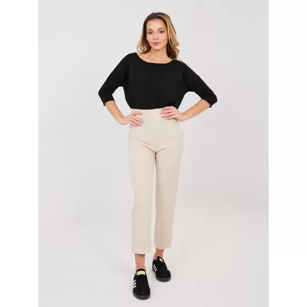  Dámské kalhoty RUE PARIS IT-SP-FL9069.94 LIGHT BEIGE 