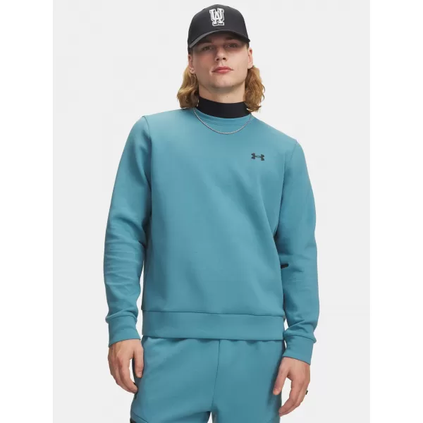  Pánská mikina UNDER ARMOUR UNSTOPPABLE FLC CREW 1381688-466 MODRÁ 