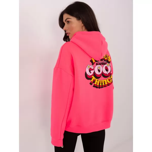  Dámská mikina FACTORY PRICE MJ-BL-H2503.70 FLUO PINK 