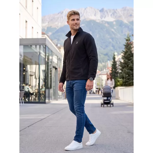  Pánská fleece mikina ALTISPORT ALM002852 ČERNOSTŘÍBRNÁ 