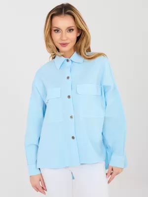 Dámská košile ITALY MODA IT-KS-FL9968.48 LIGHT BLUE