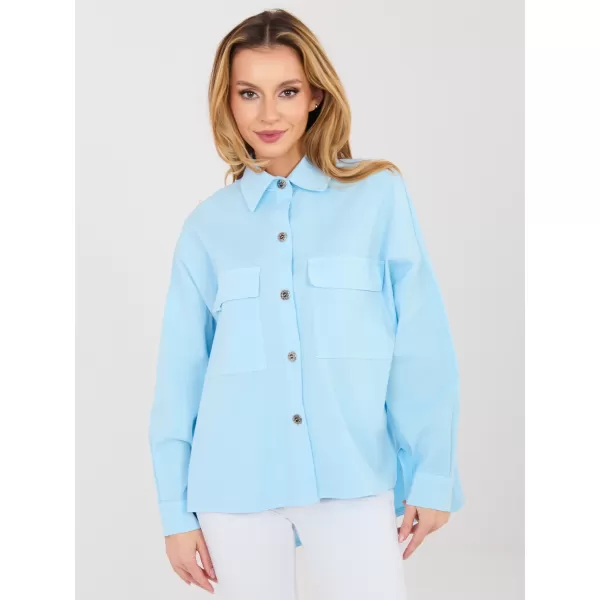  Dámská košile ITALY MODA IT-KS-FL9968.48 LIGHT BLUE 