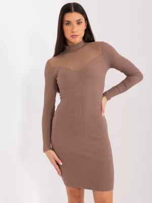 Dámské šaty BASIC FEEL GOOD RV-SK-9216.06P BROWN