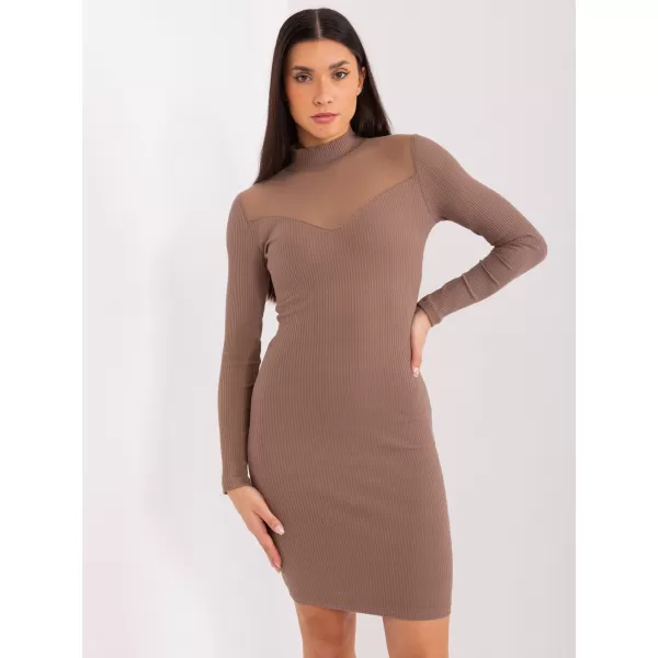  Dámské šaty BASIC FEEL GOOD RV-SK-9216.06P BROWN 