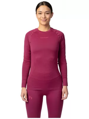 Dámské spodní prádlo HANNAH ACTIVE TS L/S W BEAUJOLAIS
