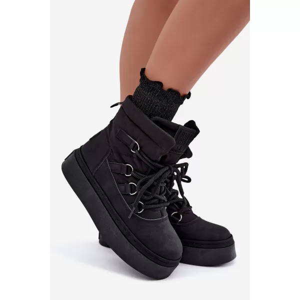 Dámské sněhule BIG STAR SHOES UU274189 BLACK 