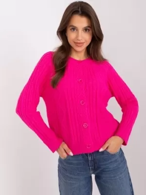 Dámský svetr WOOL FASHION ITALIA AT-SW-2346-2.99P FUCHSIA