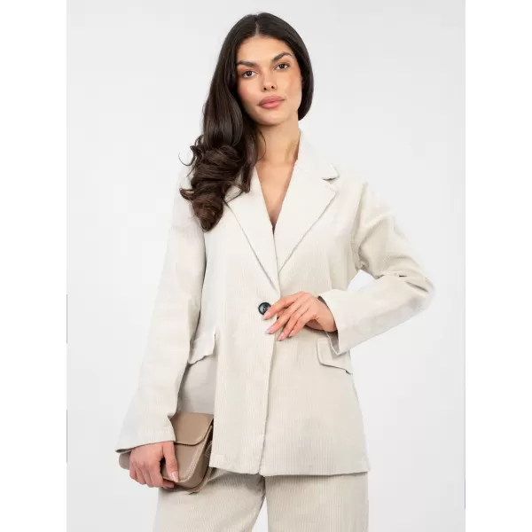  Dámská bunda RUE PARIS IT-MA-FL9958.90 LIGHT BEIGE 