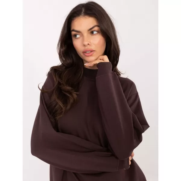  Dámská mikina BASIC FEEL GOOD RV-BL-5185.70P DARK BROWN 