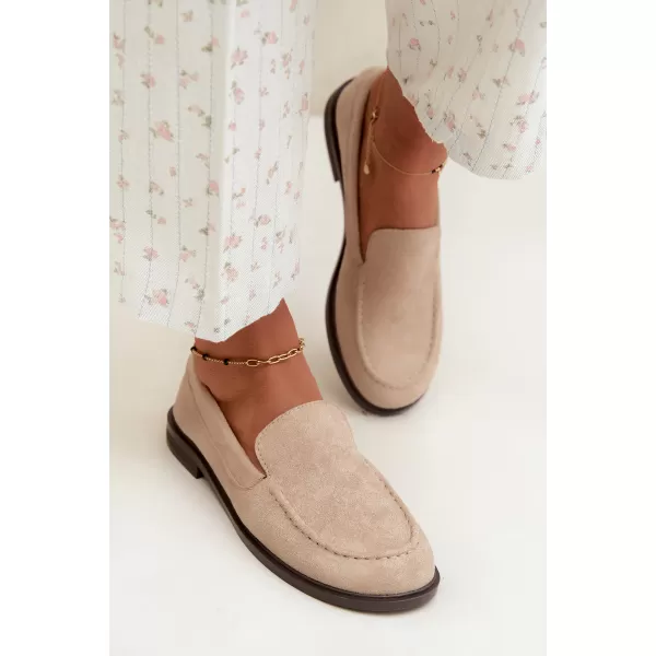  Dámské mokasíny BOTO 1538 BEIGE 
