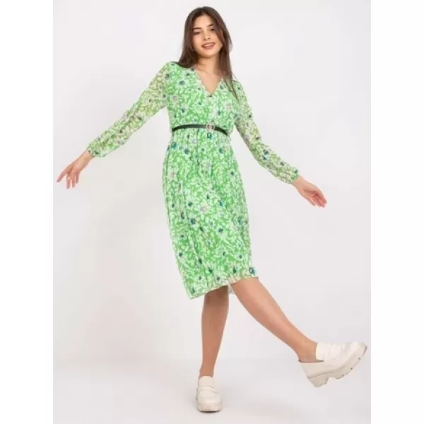 Dámské šaty ITALY MODA DHJ-SK-10536A-1.80 BRIGHT GREEN 