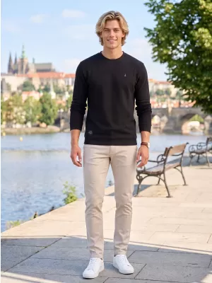Pánská mikina ALTISPORT ICES ČERNÁ
