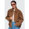 Dámská bunda OMBRE OW-JANP-0142 CAMEL