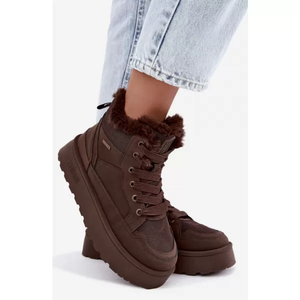  Dámské boty BIG STAR SHOES UU274168 BROWN/BEIGE SHADOWS 