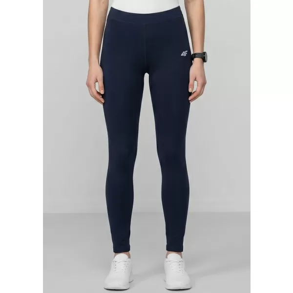  Dámské legíny 4F 4FWMM00TTIGF296 NAVY 