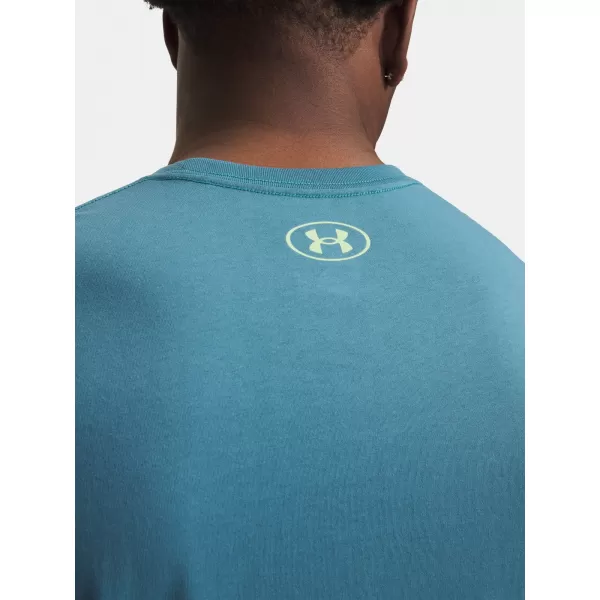  Pánské triko UNDER ARMOUR TEAM ISSUE WORDMARK SS 1329582-466 MODRÁ 