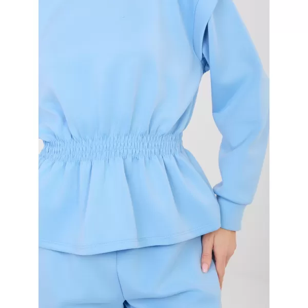  Dámský komplet RUE PARIS IT-KMPL-22239.03 LIGHT BLUE 