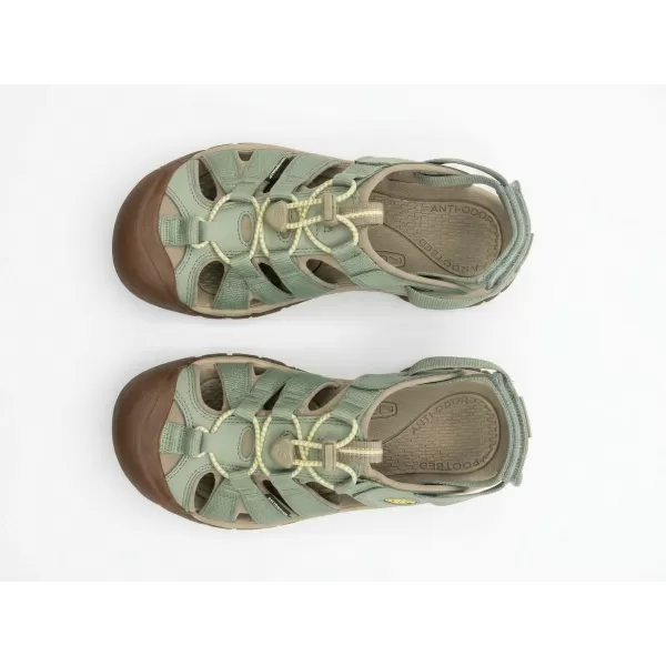  Dámské sandály KEEN RAVINE H2 WOMEN ICEBERG GREEN/WAX YELLOW 